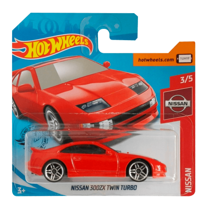 Машинка Базовая Hot Wheels 300ZX Twin Turbo Nissan 1:64 FYF03 Red - Retromagaz