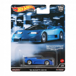 Машинка Premium Hot Wheels '94 Bugatti EB110 Exotic Envy 1:64 HCJ89 Blue