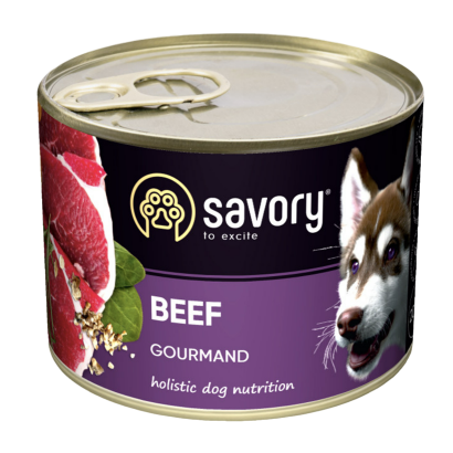 Влажный Корм для Собак Savory Gourmand Говядина 200g - Retromagaz