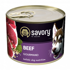 Влажный Корм для Собак Savory Gourmand Говядина 200g