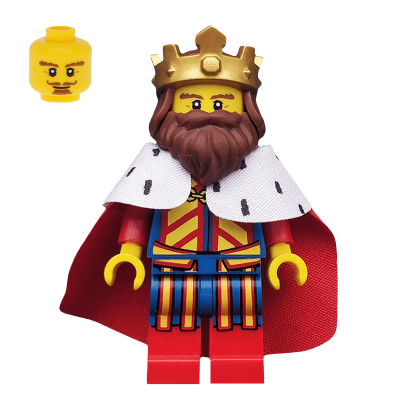 Фігурка Lego Series 13 Classic King Collectible Minifigures col195 1 Б/У - Retromagaz