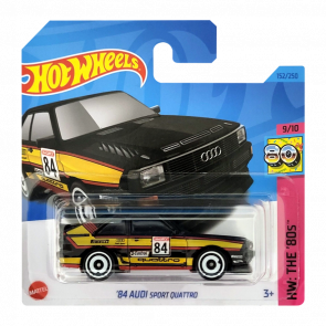 Машинка Базовая Hot Wheels '84 Audi Sport Quattro The `80S 1:64 HKG88 Black