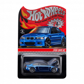 Машинка Premium Hot Wheels 2006 BMW M3 Red Line Club RLC 1:64 GXJ28 Blue - Retromagaz