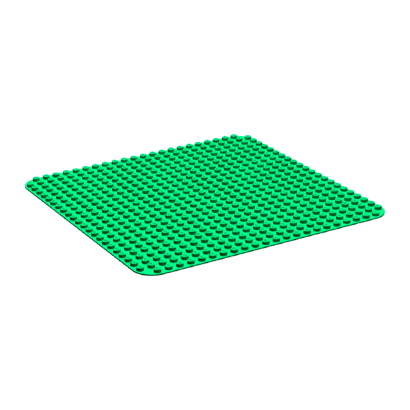 Пластина Lego Базова Duplo 24 x 24 353 4268 34278 4219842 426828 4490235 Green Б/У - Retromagaz