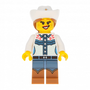 Фигурка Lego Series 8 Cowgirl Collectible Minifigures col116 Б/У