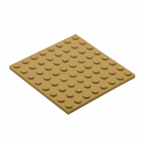 Пластина Lego Звичайна 4шт 8 x 8 41539 42534 4570111 Dark Tan Б/У - Retromagaz