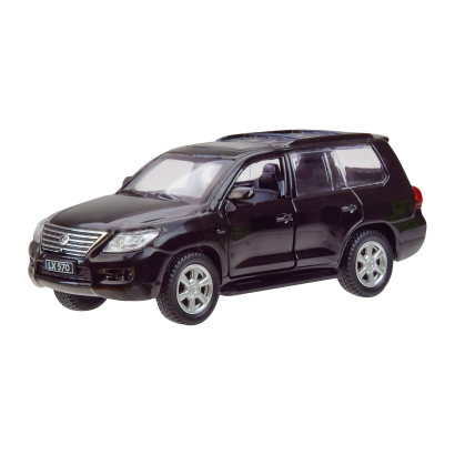 Машинка Автопром Lexus LX570 1:43 Black - Retromagaz