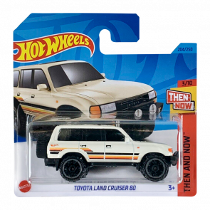 Машинка Базовая Hot Wheels Toyota Land Cruiser 80 Then and Now 1:64 HKJ41 Tan