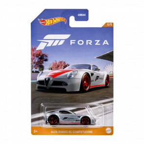 Тематическая Машинка Hot Wheels Alfa Romeo 8C Competizione Forza 1:64 HLK24 Silver