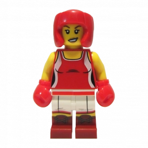 Фигурка Lego Series 16 Kickboxer Girl Collectible Minifigures col251 2 Б/У - Retromagaz