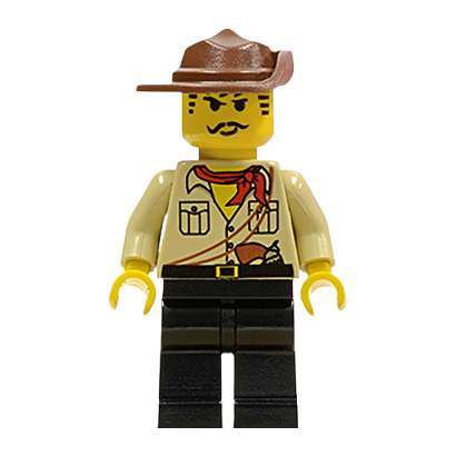 Фигурка Lego Adventurers Johnny Thunder Desert Adventure adv010 Б/У - Retromagaz