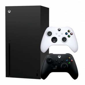 Набор Консоль Microsoft Xbox Series X 1TB Black Новый  + Геймпад Беспроводной Controller Robot White