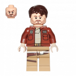 Фигурка Lego Повстанец Cassian Andor Brown Jacket Star Wars sw0813 Б/У - Retromagaz