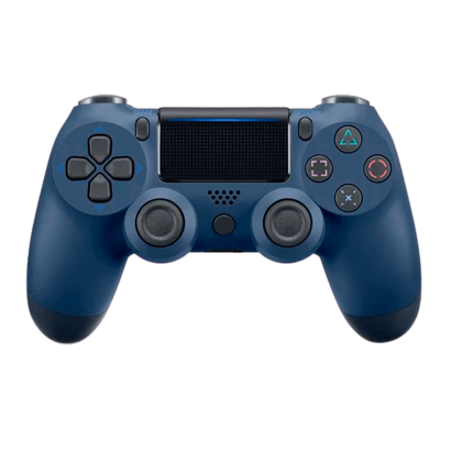 Геймпад Беспроводной RMC PlayStation 4 DoubleShock 4 Midnight Blue Б/У - Retromagaz