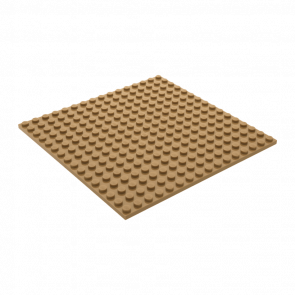 Пластина Lego Звичайна 16 x 16 91405 4613196 Dark Tan Б/У - Retromagaz