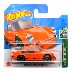 Машинка Базовая Hot Wheels '75 Porsche 911 Carrera RS 2.7 Retro Racers 1:64 HKJ82 Orange - Retromagaz