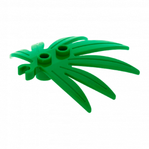 Растение Lego Листья 4шт Swordleaf 6 x 5 10884 6022936 6097473 6313099 Green Б/У - Retromagaz