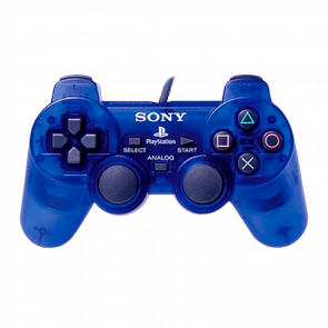 Геймпад Проводной Sony PlayStation 2 DualShock 2 Midnight Blue Б/У - Retromagaz