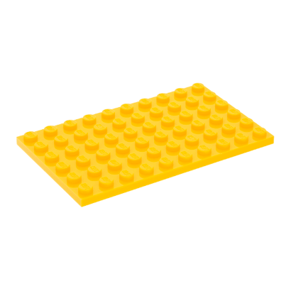 Пластина Lego Обычная 4шт 6 x 10 3033 303324 Yellow Б/У - Retromagaz