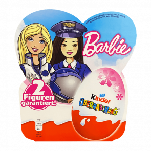 Шоколадное Яйцо Kinder 4шт Barbie 80g - Retromagaz