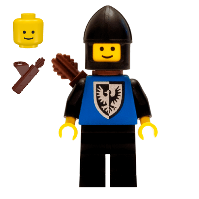 Фигурка Lego Black Falcons Knight Castle cas301 Б/У - Retromagaz