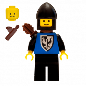 Фигурка Lego Black Falcons Knight Castle cas301 Б/У - Retromagaz