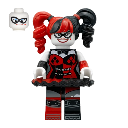 Фигурка Lego DC Harley Quinn Pigtails Black Eye Mask Super Heroes sh0398 Б/У - Retromagaz