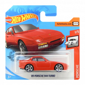 Машинка Базова Hot Wheels '89 Porsche 944 Turbo Porsche 1:64 GHB54 Red