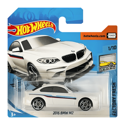 Машинка Базовая Hot Wheels 2016 BMW M2 Factory Fresh 1:64 FYC10 White - Retromagaz