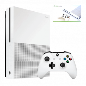 Набір Консоль Microsoft Xbox One S 500GB White Б/У  + Коробка