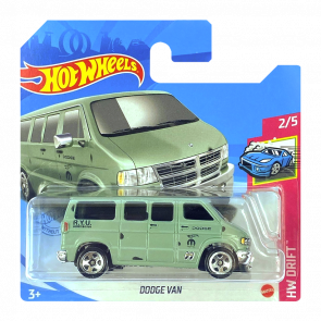 Машинка Базовая Hot Wheels Dodge Van Drift 1:64 GRX21 Turquoise