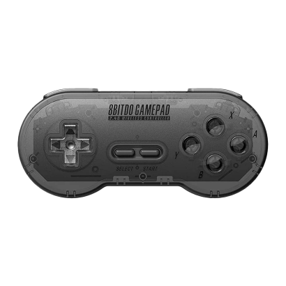 Геймпад Беспроводной 8BitDo SNES SN30 Switch PC 2.4Ghz Trans-Black Новый - Retromagaz