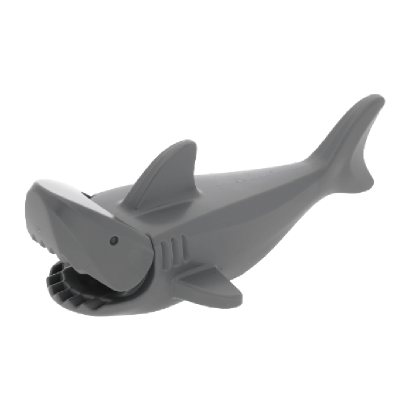 Фигурка Lego Вода Shark with Gills Animals 14518c01 Dark Bluish Grey Б/У - Retromagaz