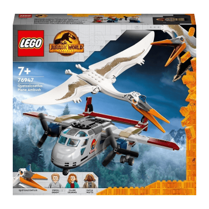 Конструктор Lego Нападение Кетцалькоатля на Самолет Jurassic World 76947 Новый - Retromagaz