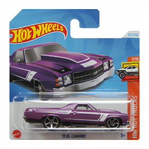 Машинка Базовая Hot Wheels '71 El Camino Hot Trucks 1:64 HTC34 Purple - Retromagaz