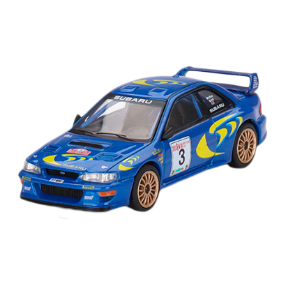 Машинка Premium MINI GT Subaru Impreza 1:64 Blue - Retromagaz