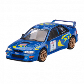 Машинка Premium MINI GT Subaru Impreza 1:64 Blue