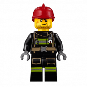 Фигурка Lego Fire 973pb1302 Reflective Stripes with Utility Belt City cty0343 Б/У - Retromagaz