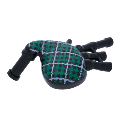 Искусство Lego Bagpipes with Green and White Tartan Pattern 99252pb01 6000268 Black Б/У - Retromagaz