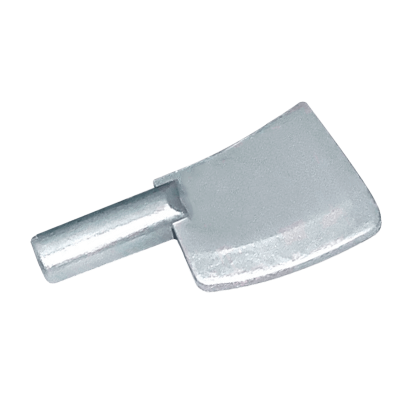 Зброя Lego Сокира 2шт Cleaver 98369 4653173 6153590 Flat Silver Б/У - Retromagaz