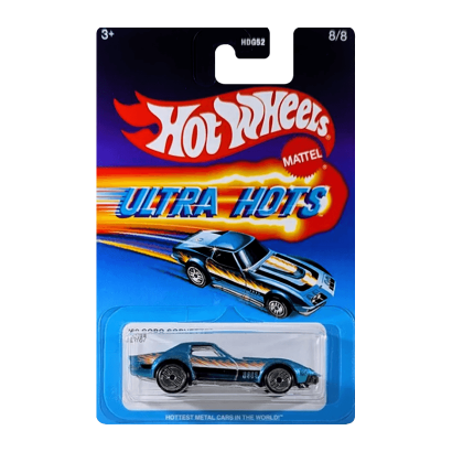 Тематична Машинка Hot Wheels '69 COPO Corvette Ultra Hots 1:64 JBY67 Blue - Retromagaz