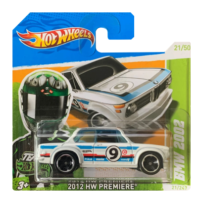 Машинка Базовая Hot Wheels BMW 2002 BMW 1:64 V5601 White - Retromagaz