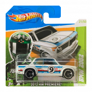 Машинка Базовая Hot Wheels BMW 2002 BMW 1:64 V5601 White - Retromagaz