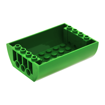 Скіс Lego Заокруглена 2шт Inverted Double 6 x 8 x 2 45410 4195059 6021714 Green Б/У - Retromagaz