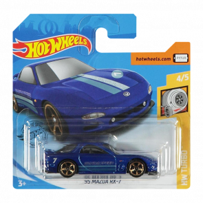 Машинка Базовая Hot Wheels '95 Mazda RX-7 Turbo 1:64 GHF76 Dark Blue - Retromagaz