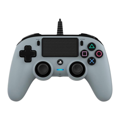 Геймпад Дротовий Nacon PlayStation 4 Wired Compact Controller Grey Б/У - Retromagaz