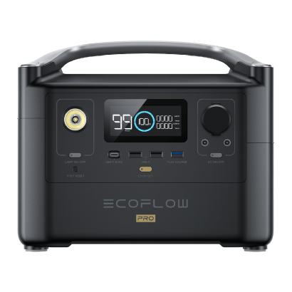 Зарядное Устройство EcoFlow RIVER Pro Black 720 Wh 600 W - Retromagaz