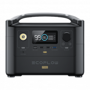 Зарядний Пристрій EcoFlow RIVER Pro Black 720 Wh 600 W - Retromagaz