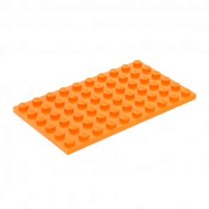 Пластина Lego Звичайна 4шт 6 x 10 3033 4505159 6034497 Orange Б/У - Retromagaz