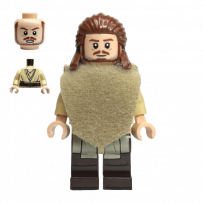 Фігурка Lego Джедай Qui-Gon Jinn Poncho Star Wars sw1334 Б/У